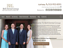 Tablet Screenshot of belldentalgroup.com